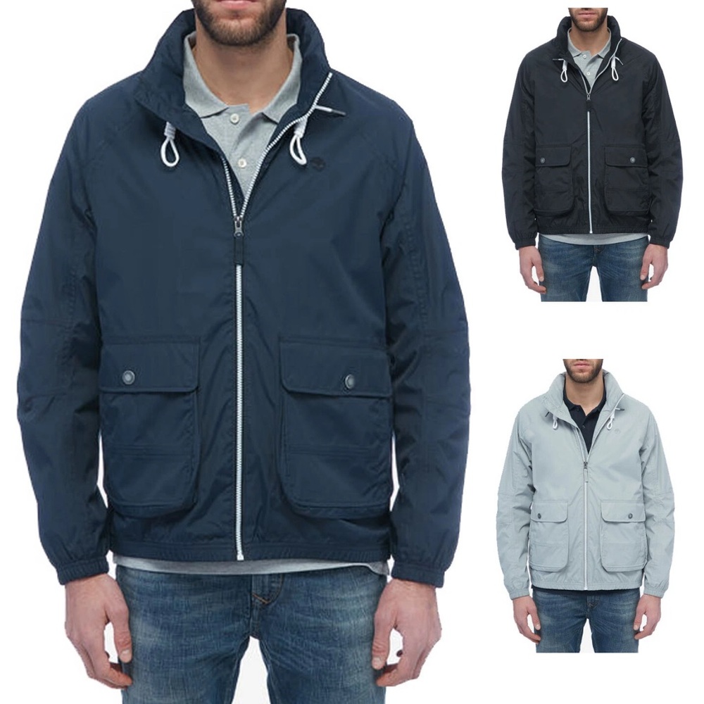 Timberland Men's Hooded Rain Jacket - Picture 4 of 4